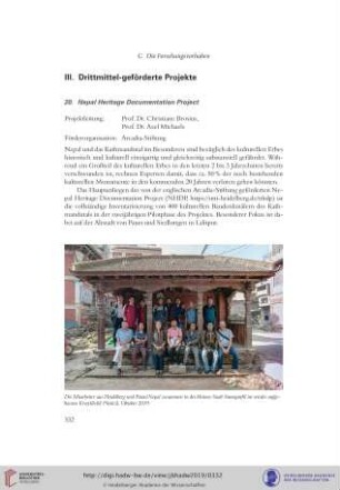 20. Nepal Heritage Documentation Project