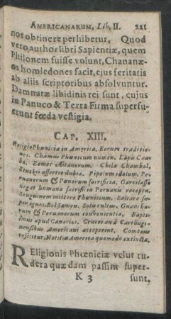 Cap. XIII. Religio Phoenicia in America ...