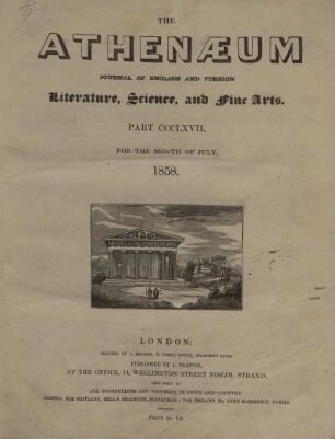 1858,2: The Athenaeum