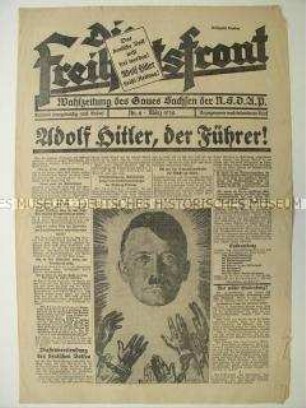 Sonderdruck der NSDAP zur Reichspräsidentenwahl 1932