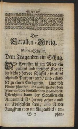 Der Corallen-Zweig
