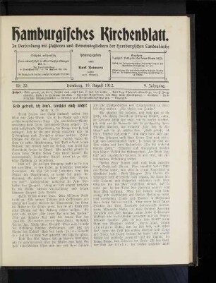 Seid getrost, ich bin's, fürchtet euch nicht! Matth. 14, 27.