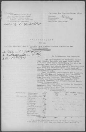 Künzelsau mit Gaisbach, Garnberg, Künsbach, Morsbach, Scheurachshof, Amrichshausen und Nagelsberg: Pfarrbericht 1924