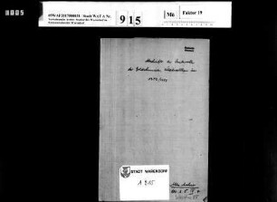 Notariell beglaubigte Abschrift der Amtsrolle der Goldschmiede, Kupferschläger und Zinngießer als eigener Gilde nach ihrer Trennung von den Schlossern und Grobschmieden