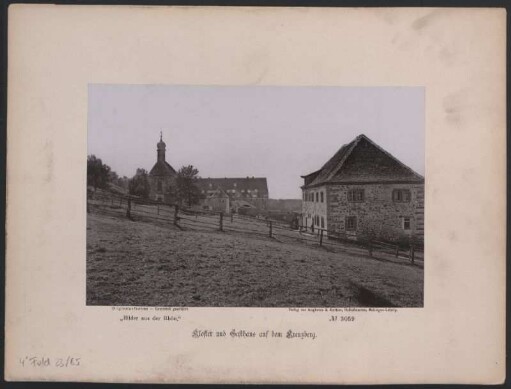 Kloster und Gasthaus auf dem Kreuzberg.