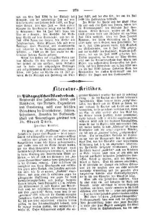 Literatur-Kritiken