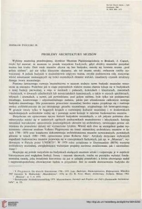 14: Problemy architektury muzeów