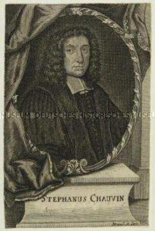 Porträt des französischen Theologen und Philosophen Estienne Chauvin