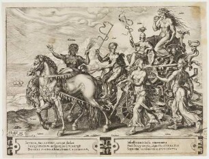 Triumphwagen mit der Personifikation von Neid