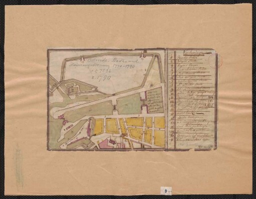 [Teil von Ostende] : [Stadt- und Hafenvergrösserung 1770-1790]