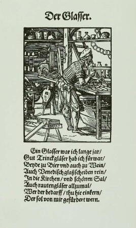 Der Glaser, Amman 1568