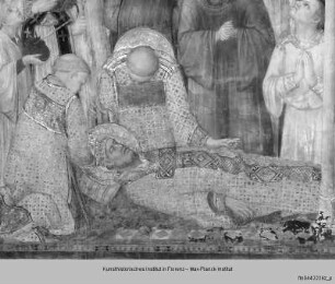 Kapellenausmalung : Martinsszenen : Tod des Heiligen