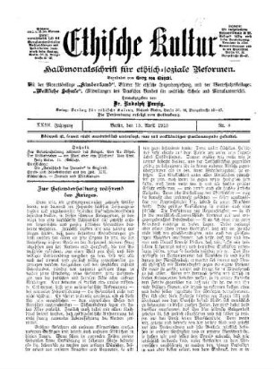Zur Gesunderhaltung während des Krieges