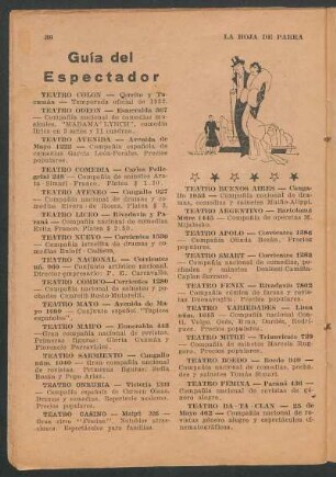 Guía del espectador