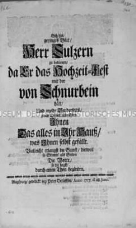 Hochzeitszeitung