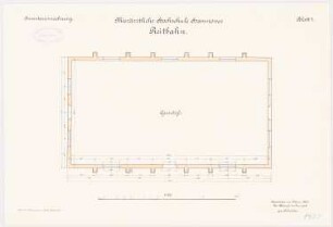 Tierärztliche Hochschule Hannover Reitbahn: Grundriss 1:100