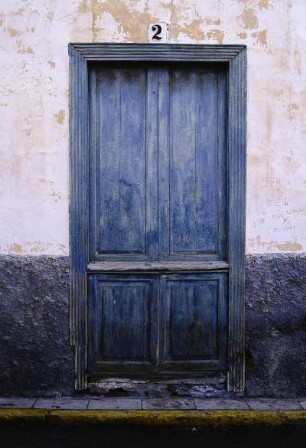 Spanien. Gran Canaria. Agaete. Alte Haustür