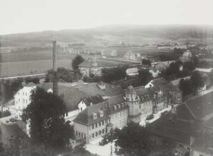 Wilthen, Weinbrennerei C. T. Hünlich, Teilansicht der Werksanlagen