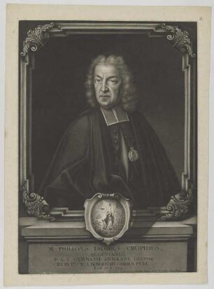 Bildnis des Philippus Iacobus Crophius