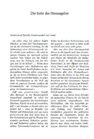 70-71 Geimeinsame Synode: