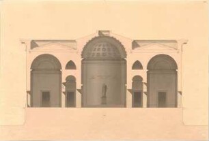 Gärtner, Friedrich von; Justizpalast - Schnitt