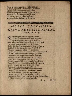 Actus Secundus.