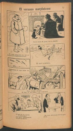El veraneo marplatense - [Cómic]