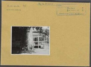 Straßenansicht. Berlin, Pankow, Breite Straße 45