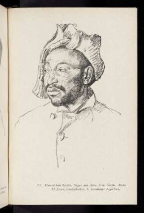 75. Hamed ben Bachir, Neger