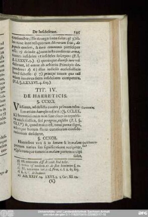 Tit. IV. De Haereticis.