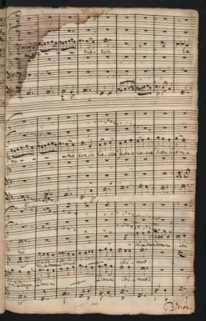 Laetatus sum; V (3), strings, bc; C-Dur