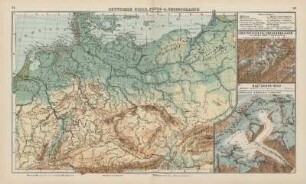 Deutsches Reich, Flusz- & Gebirgskarte, Der östliche Teil der Berner Alpen, Gletscher-Bild