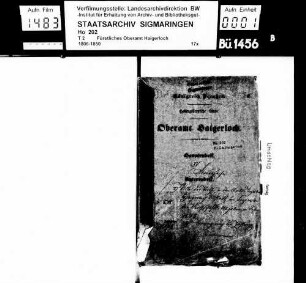 Bitte der Wirte in den Amtsbezirken Haigerloch und Glatt um Aufhebung der Wirtschaftsabgaben im Jahre 1848; Verweigerung der Zahlung