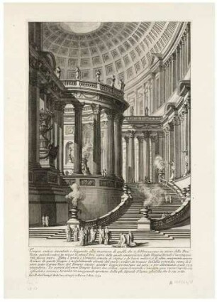 Tempio antico (Antiker Tempel), aus der Folge "Prima Parte di Architetture e Prospettive"