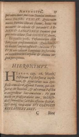 Hieronymus.