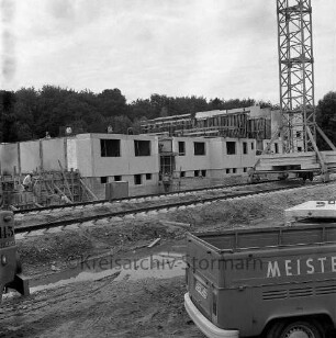 Sülzberg: Baustelle von mehrgeschossigen Wohnhäusern