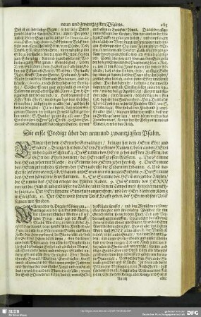 Auslegung des neun und zwantzigsten Psalms