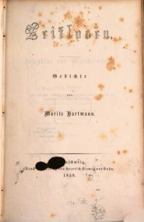 Zeitlosen : Gedichte