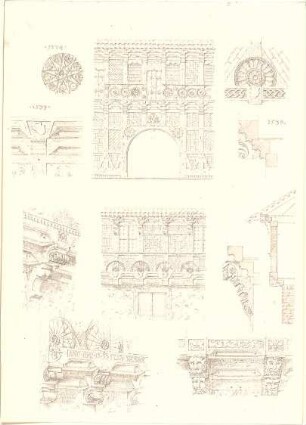 Zocher, Ernst; Fassaden- und Architekturelemente - Details
