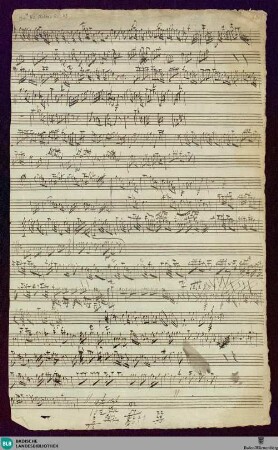 2 Symphonies. Sketches - Mus. Hs. Molter Anh. 43