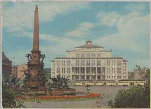 Messestadt Leipzig. Opernhaus am Karl-Marx-Platz