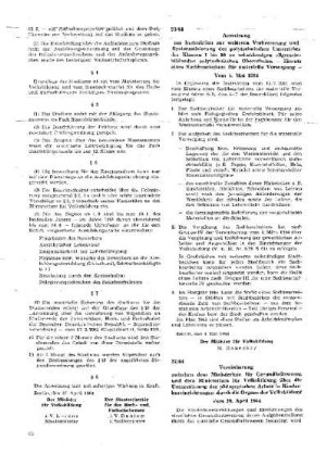 Anweisung zur Instruktion zur weiteren Verbesserung und Systematisierung des polytechnischen Unterrichts der Klassen 1 bis 10 an zehnklassigen allgemeinbildenden polytechnischen Oberschulen - Einsatz eines Sachbearbeiters für materielle Versorgung - : 26/64 vom 4. Mai 1964 ; [Verfügungen]