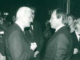 IFF 1987. Richard von Weizsäcker, Moritz de Hadeln, Klaus Maria Brandauer