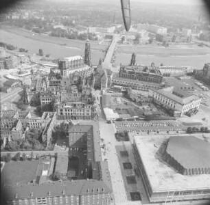 Innere Altstadt von Dresden : Blickrichtung Nordosten