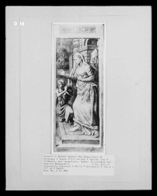 Triptychon der Familie Michault — Maria