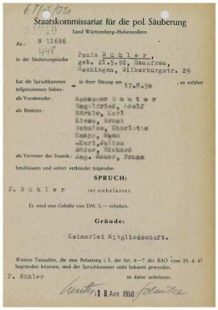 Bühler, Paula