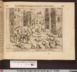 [Angriff der Spanier in Antwerpen]