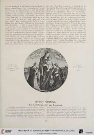 Wiener Kunstbrief: Das Ausstellungswesen der Donaustadt