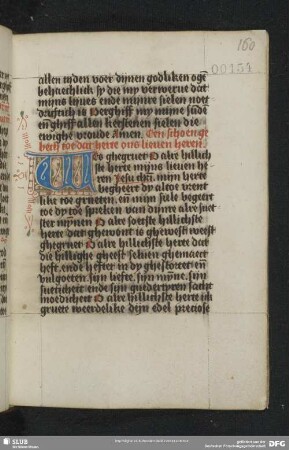 154r-158v: Herz Jesu-Gebet