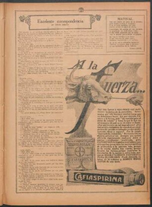 Excelente correspondencia
